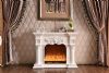 ce approved wooden led light decorative electric fireplace